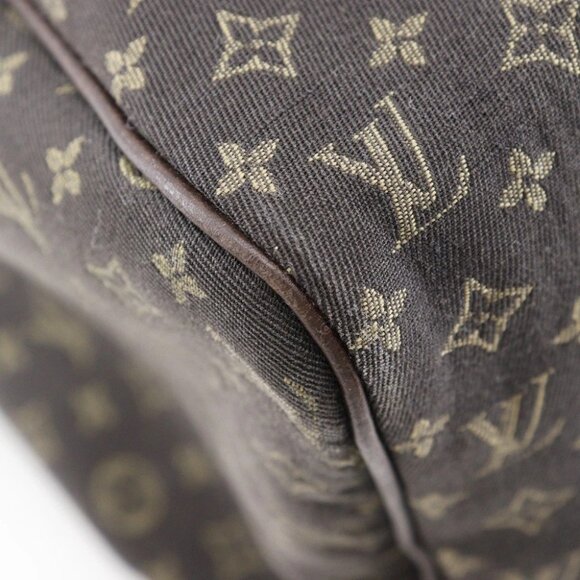 LOUIS VUITTON Speedy 30 Handbag M95224 Mini Boston Ebene Brown Monogram - Picture 13 of 13